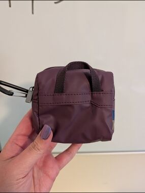 Compact Mini Carry Pouch in Plum